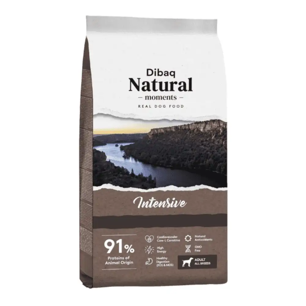 מזון לכלבים דיבאק Dibaq אינטנסיב עוף ואורז
