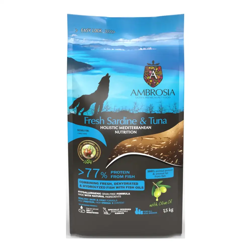 אמברוסיה ים תיכוני Ambrosia Mediterranean סרדין וטונה גזע קטן