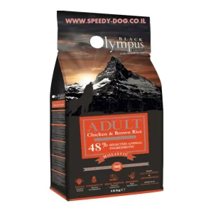 מזון לכלבים מגזע גדול עוף ואורז