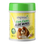 מגבוני אלוורה לניקוי אוזניים לכלבים espree