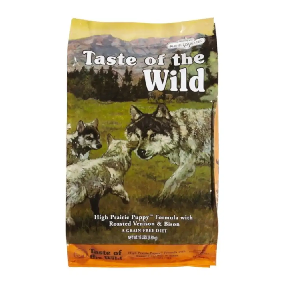 טייסט אוף דה ווילד Taste of the wild גורים ביזון ובשר אייל