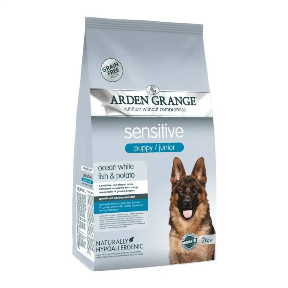 מזון לכלבים ארדן גרנאז ARDEN GRANGE גורים סנסטיב