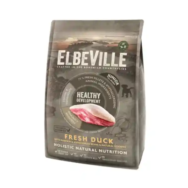 מזון לגורי כלבים אלבוויל ELBEVILLE ברווז טרי