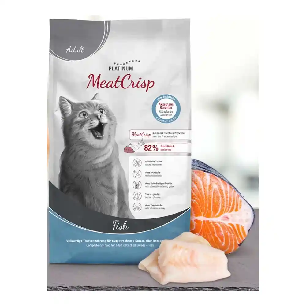 מזון חתולים פלטינום PLATINUM דגי-ים טריים