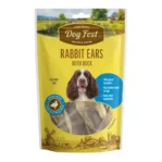 חטיף כלבים דוג פסט Dog Fest אוזני ארנב עם בשר ברווז