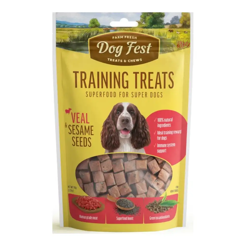 חטיף אילוף דוג פסט עגל וזרעי שומשום