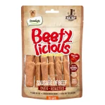 חטיף בשר לכלבים Beefy Licious נקניקיות בקר