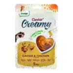 חטיף קרם לחתולים  Dentalight קוויאר ועוף