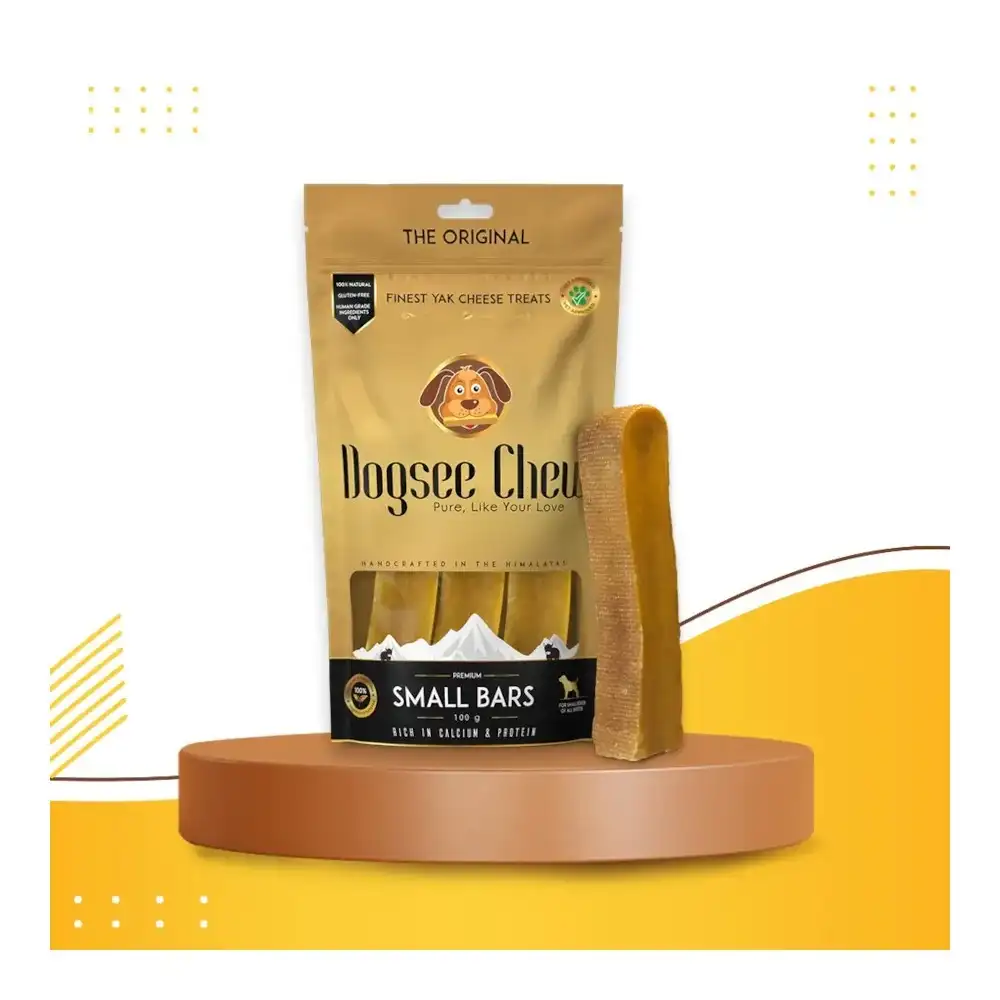 חטיף עצם חלב יאק וכורכום - כלב קטן