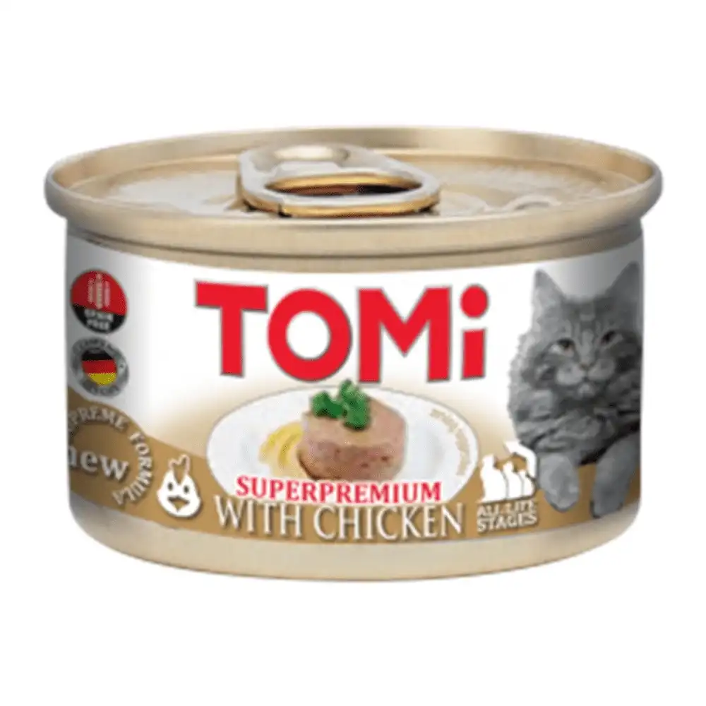 מעדן מוס לחתול טומי TOMI עוף