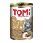 שימור חתולים טומי TOMI עוף וכבד