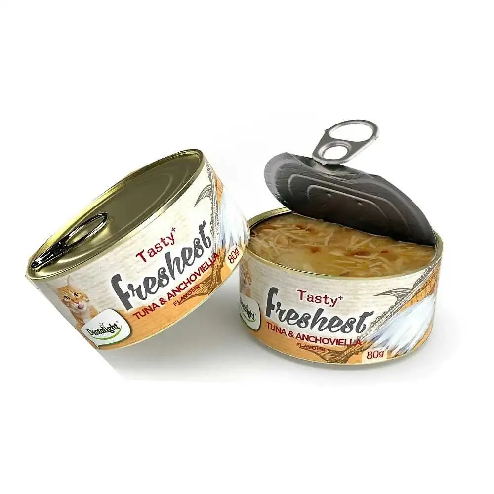 מעדן לחתול דנטה לייט Dentalight freshest טונה ואנשובי