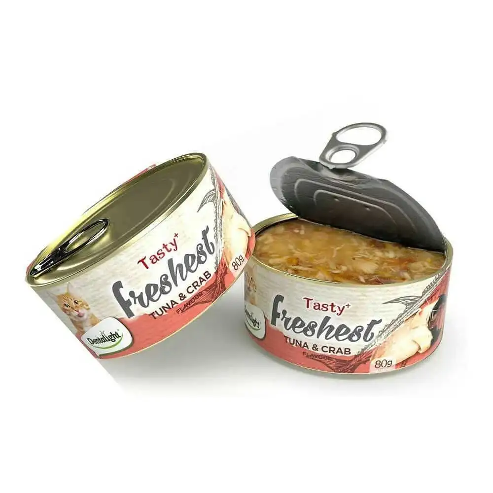 מעדן לחתול דנטה לייט Dentalight freshest טונה וסרטנים