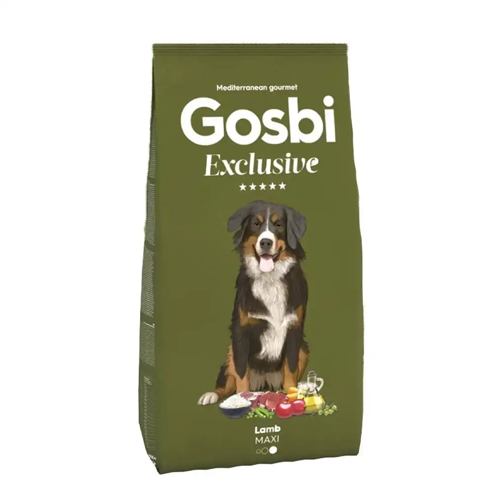 מזון לכלבים גוסבי GOSBI כבש ואורז גזע גדול