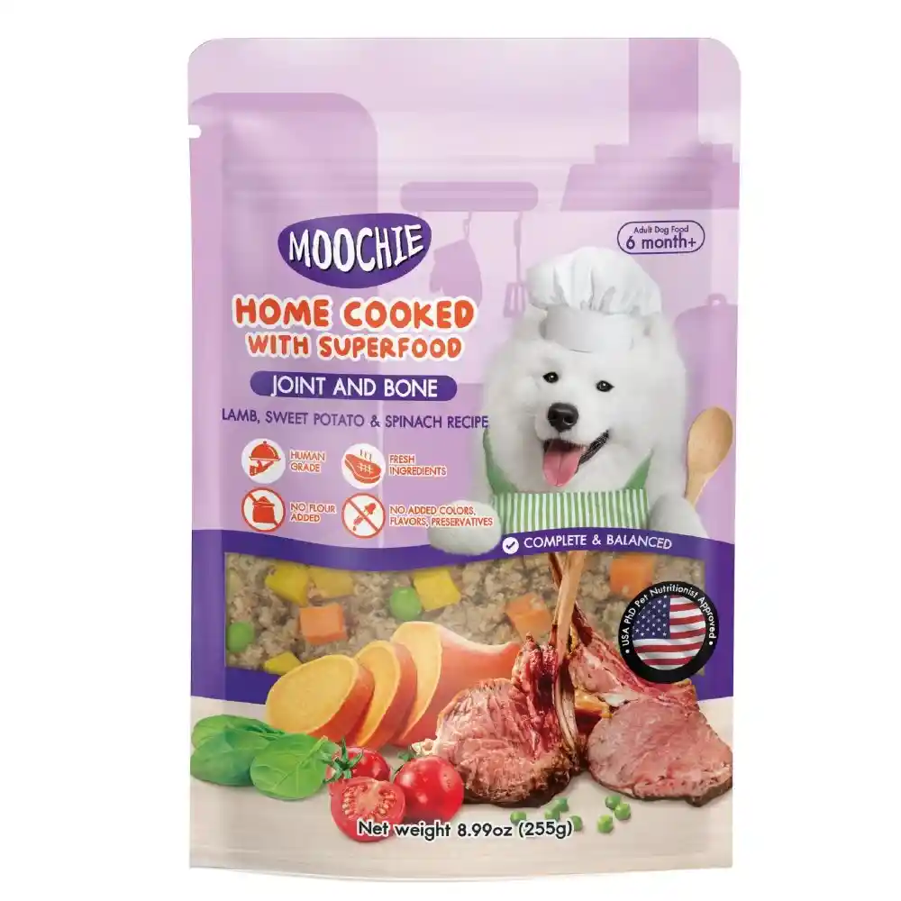 אוכל רטוב לכלבים מוצ‘י Moochie כבש וסלמון