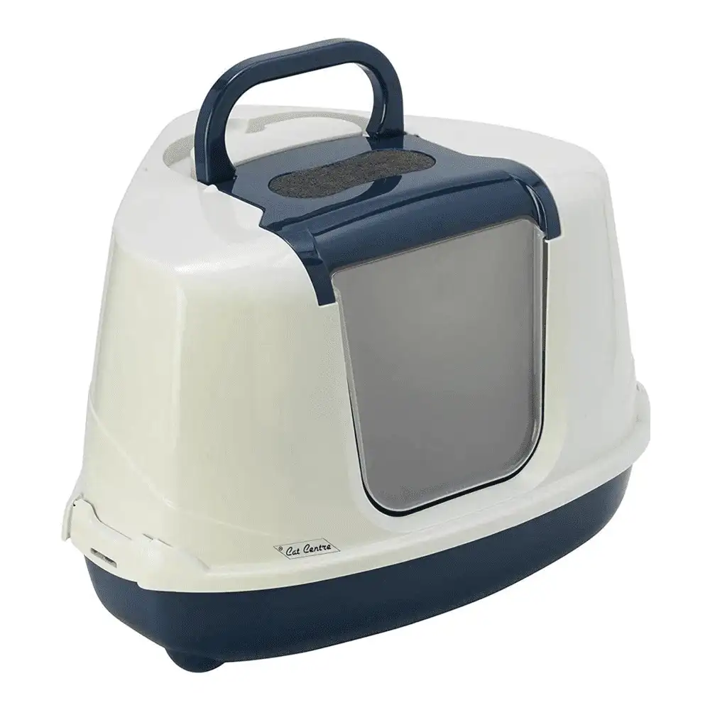 ארגז צרכים פינתי לחתול מודרנה פתח עליון