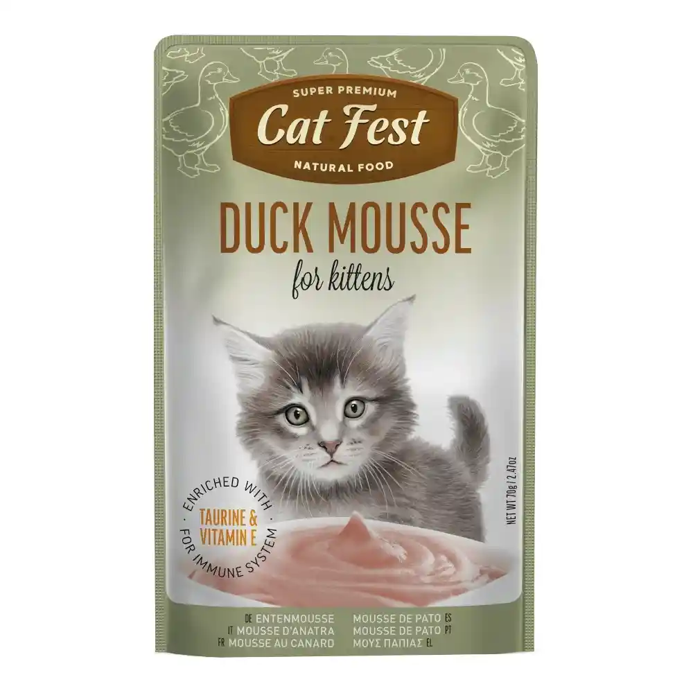 מעדן קאט פסט Cat Fest מוס ברווז לגורי חתולים