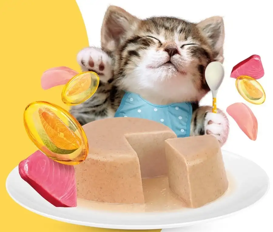 מעדן מוס לגורי חתולים מוצ‘י – MOOCHIE עוף וטונה