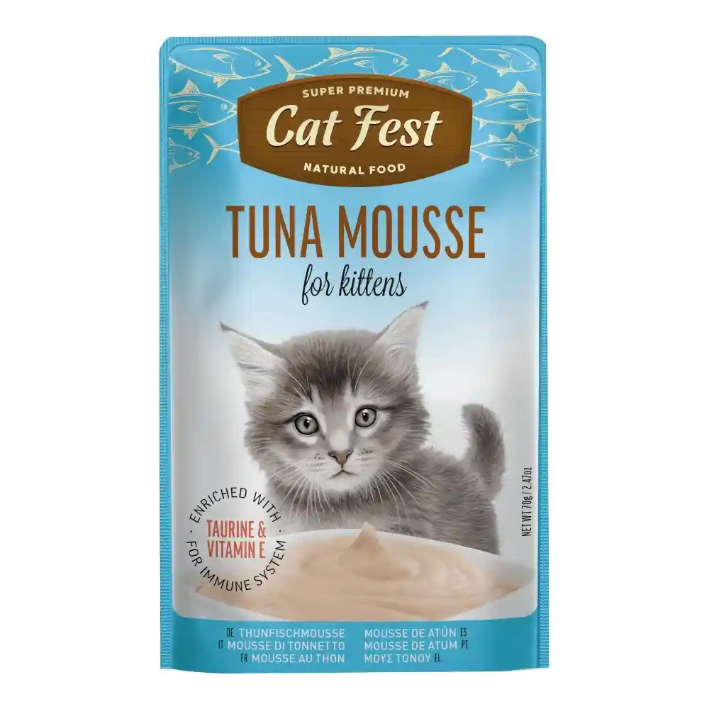 מעדן מוס טונה קאט פסט Cat Fest לגורי חתולים