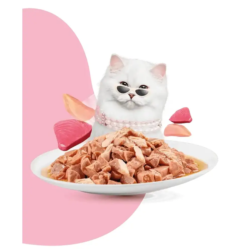 מעדן לחתול מוצ‘י – MOOCHIE  עוף, וטונה ביוטי