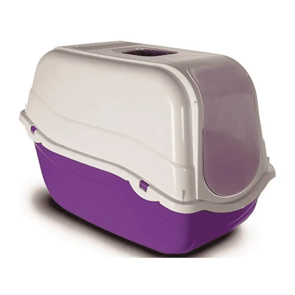 ארגז צרכים סגור לחתול רומאו עם פילטר פחם