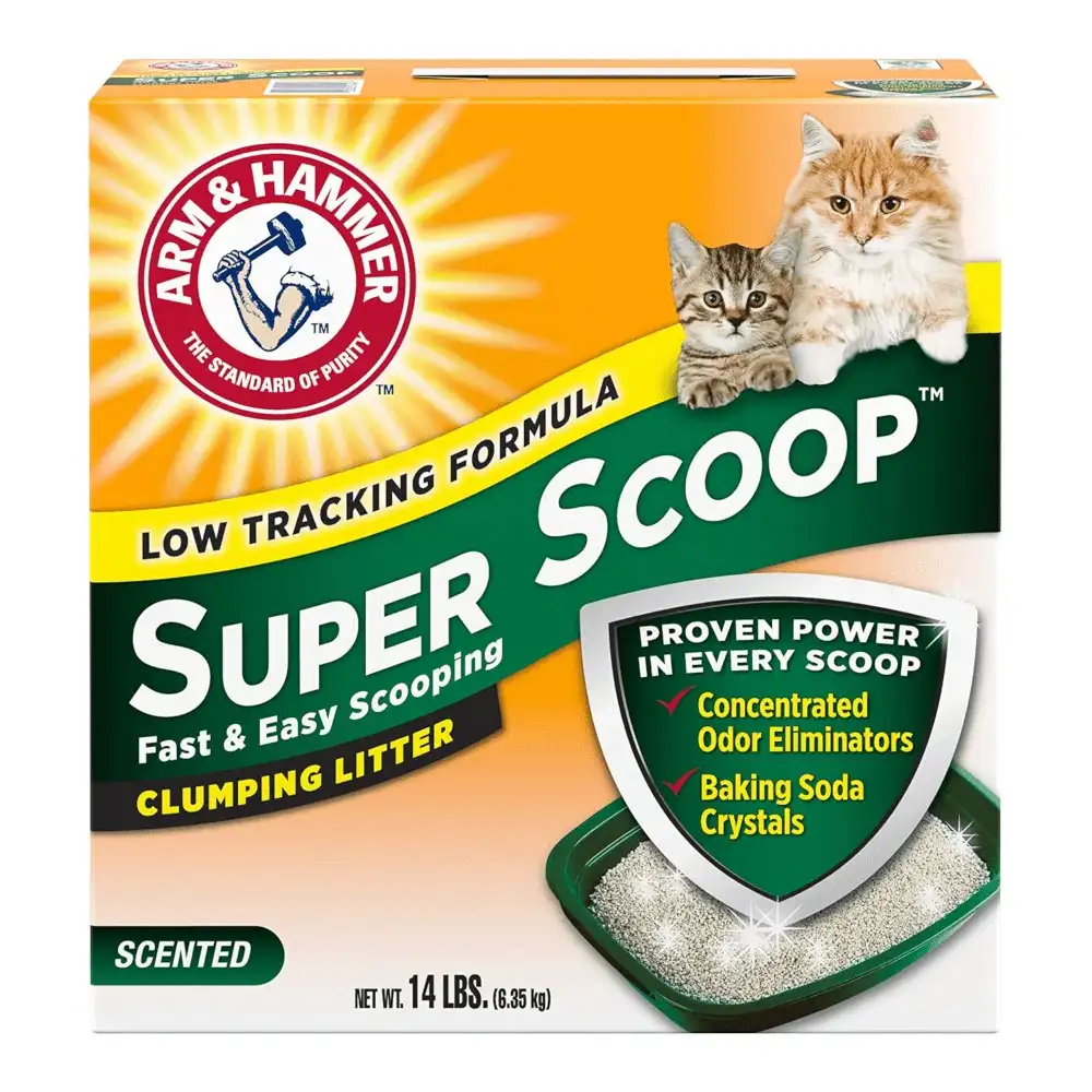 חול מתגבש לחתול הרם והמר ARM & HAMMER סופר סקופ ריחני חול מתגבש לחתול הרם והמר ARM & HAMMER סופר סקופ ריחני