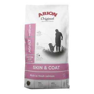 מזון לכלבים על בסיס סלמון ואורז אריון