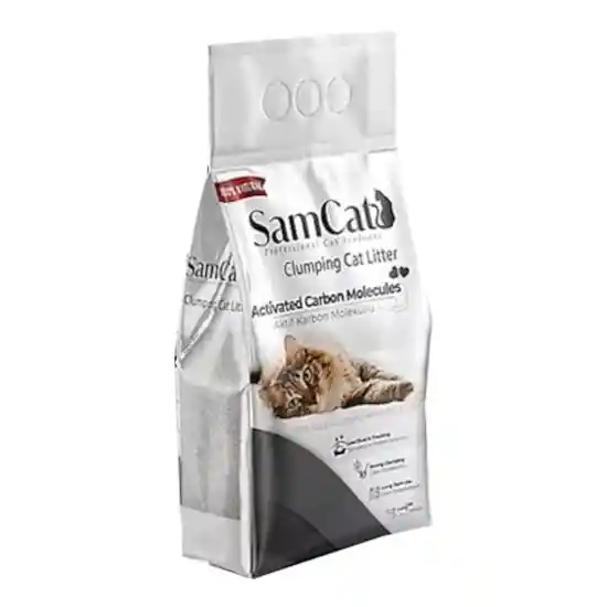 חול מתגבש לחתול SAM CAT קרבון