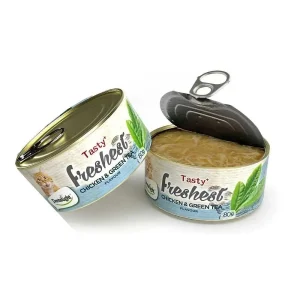 מעדן לחתול דנטה לייט Dentalight freshest עוף ותה ירוק