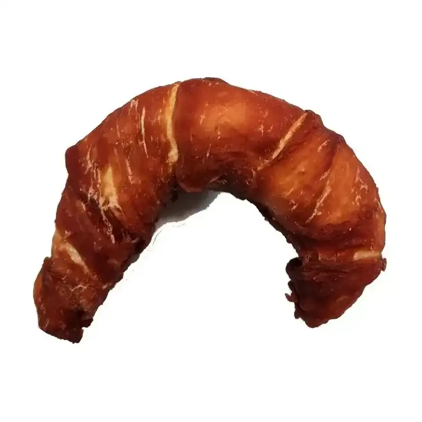 עצם קרואסון מצופה ברווז 5 אינץ' עצם קרואסון מצופה ברווז 5 אינץ'