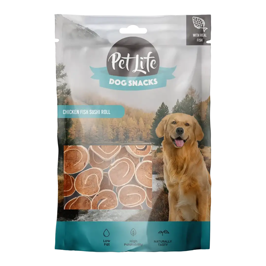 חטיף לכלבים פט לייף סושי דג ועוף