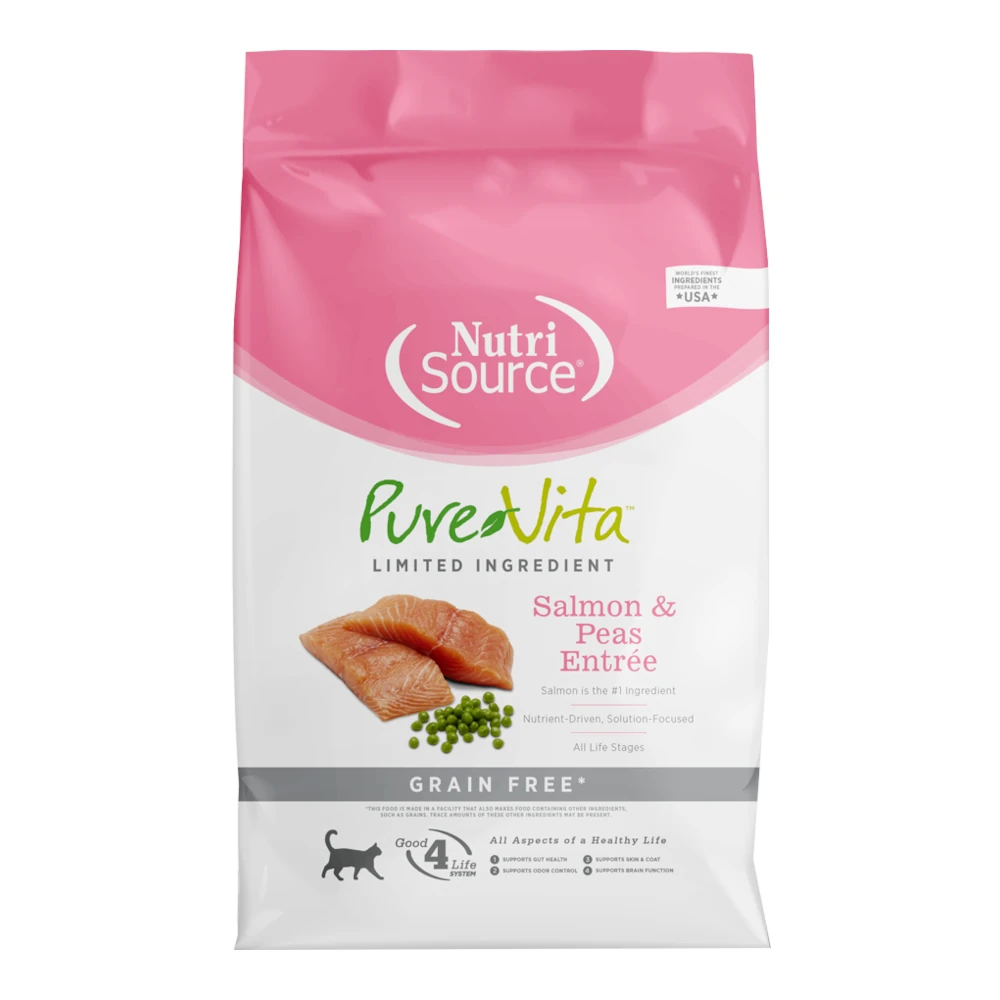 מזון חתולים פיור ויטה PURE VITA סלמון ללא דגנים