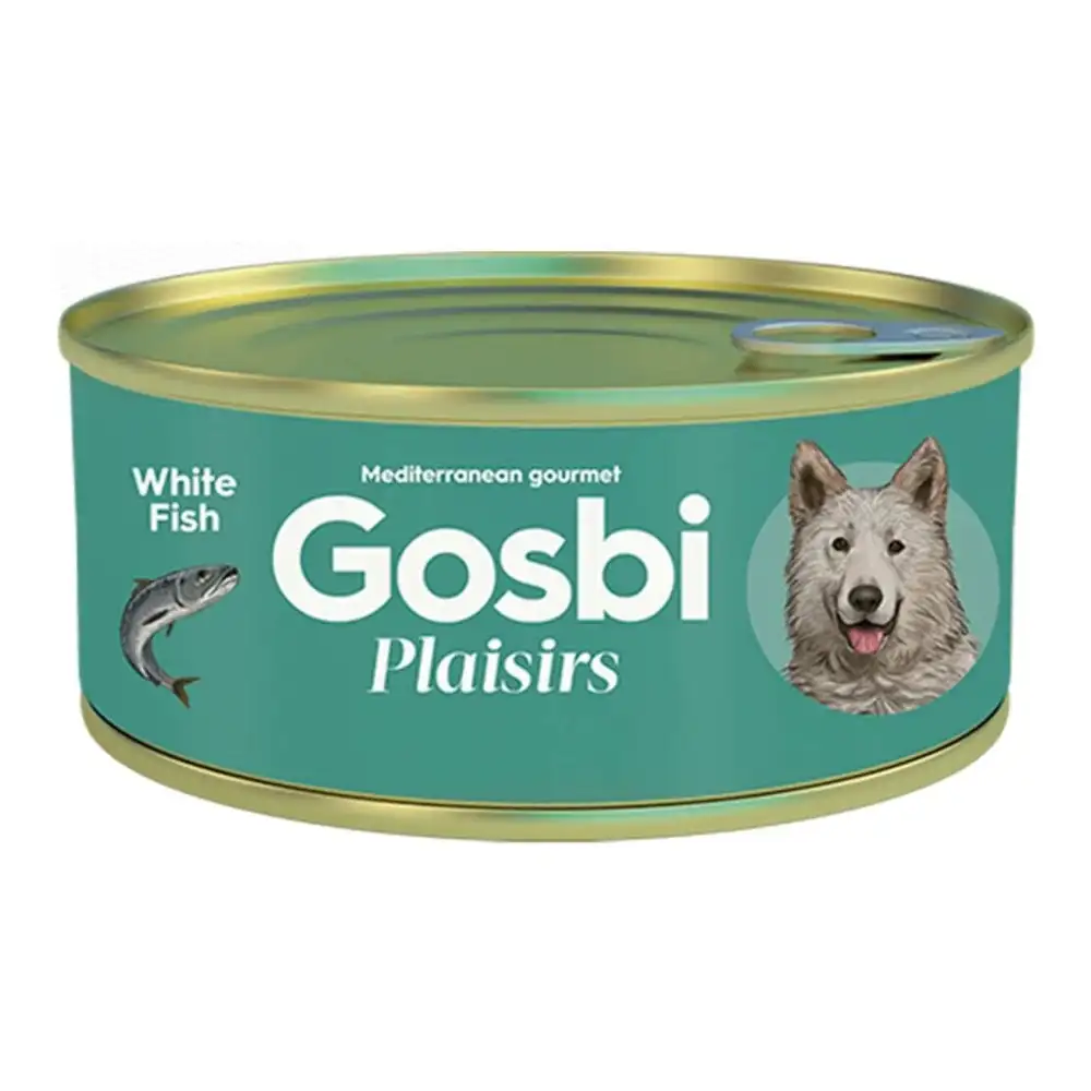 מזון רטוב לכלב גוסבי GOSBI פלאז‘יר דג לבן