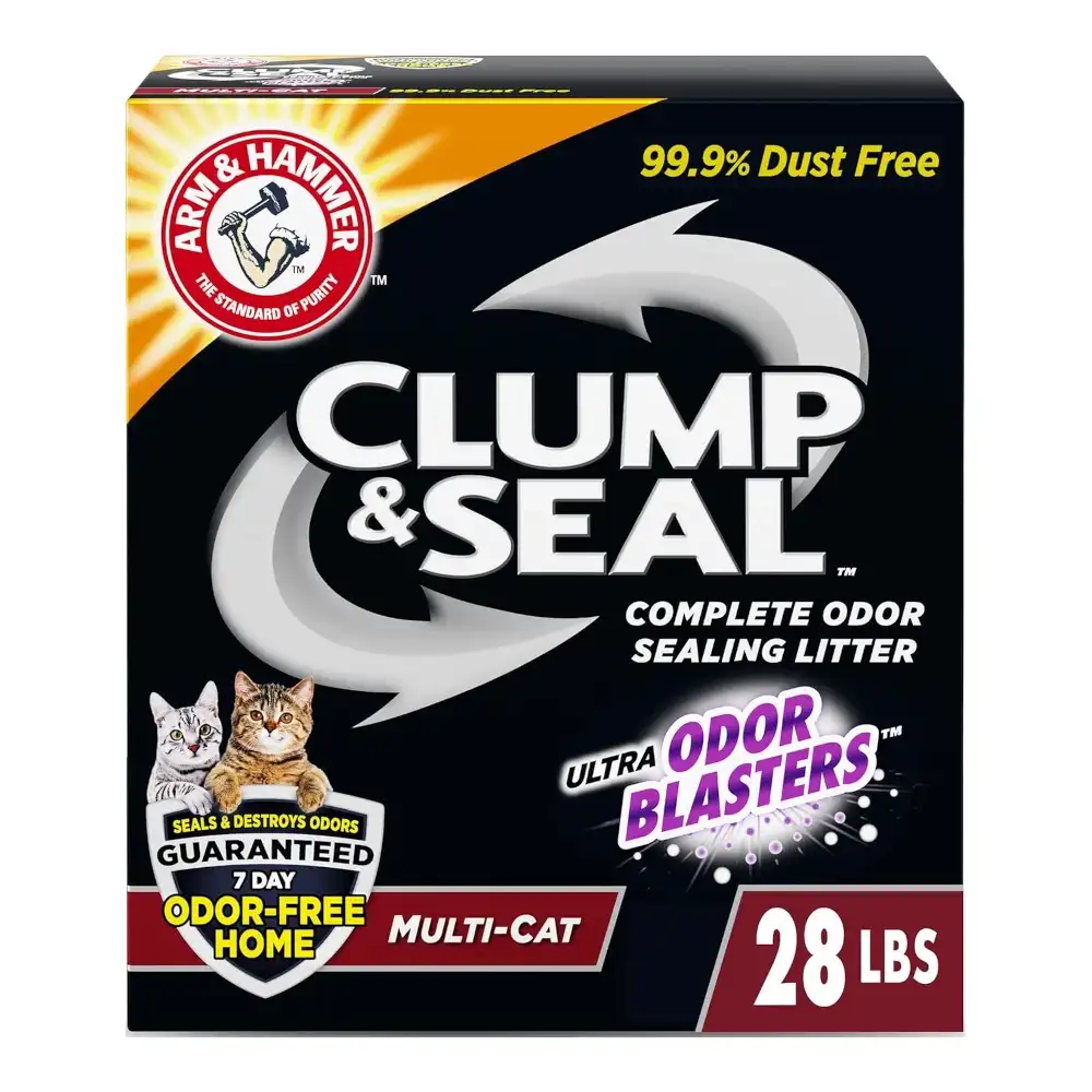 חול מתגבש לחתול הרם והמר Arm & Hammer Clump & Seal Multi חול מתגבש לחתול הרם והמר Arm & Hammer Clump & Seal Multi