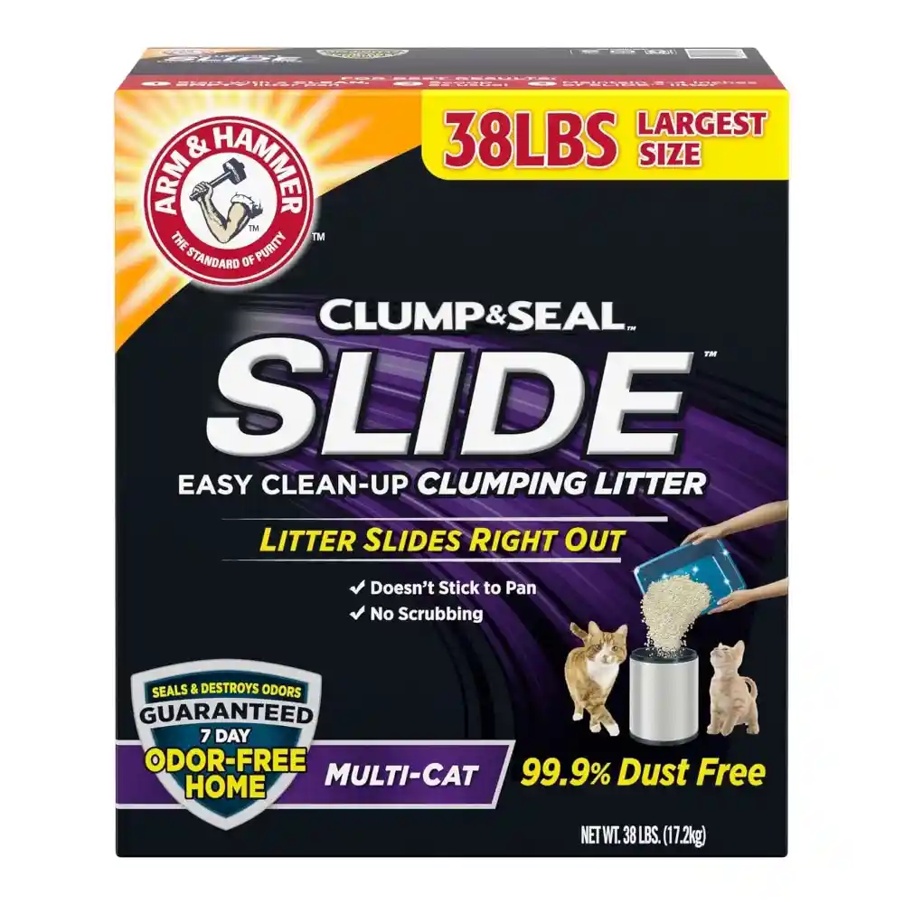 חול מתגבש לחתול הרם והמר סלייד Arm & Hammer SLIDE Multi-Cat חול מתגבש לחתול הרם והמר סלייד Arm & Hammer SLIDE Multi-Cat