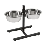 סטנד אוכל ושתיה מתכוונן לכלבים 25 ס"מ