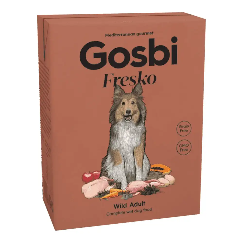 מזון רטוב לכלב גוסבי GOSBI פרסקו ברווז וארנבת