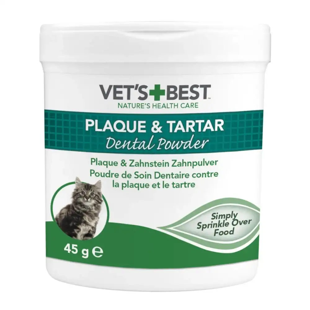 וט בסט VET‘S BEST אבקה מתקדמת לטיפול בשיניים לחתולים