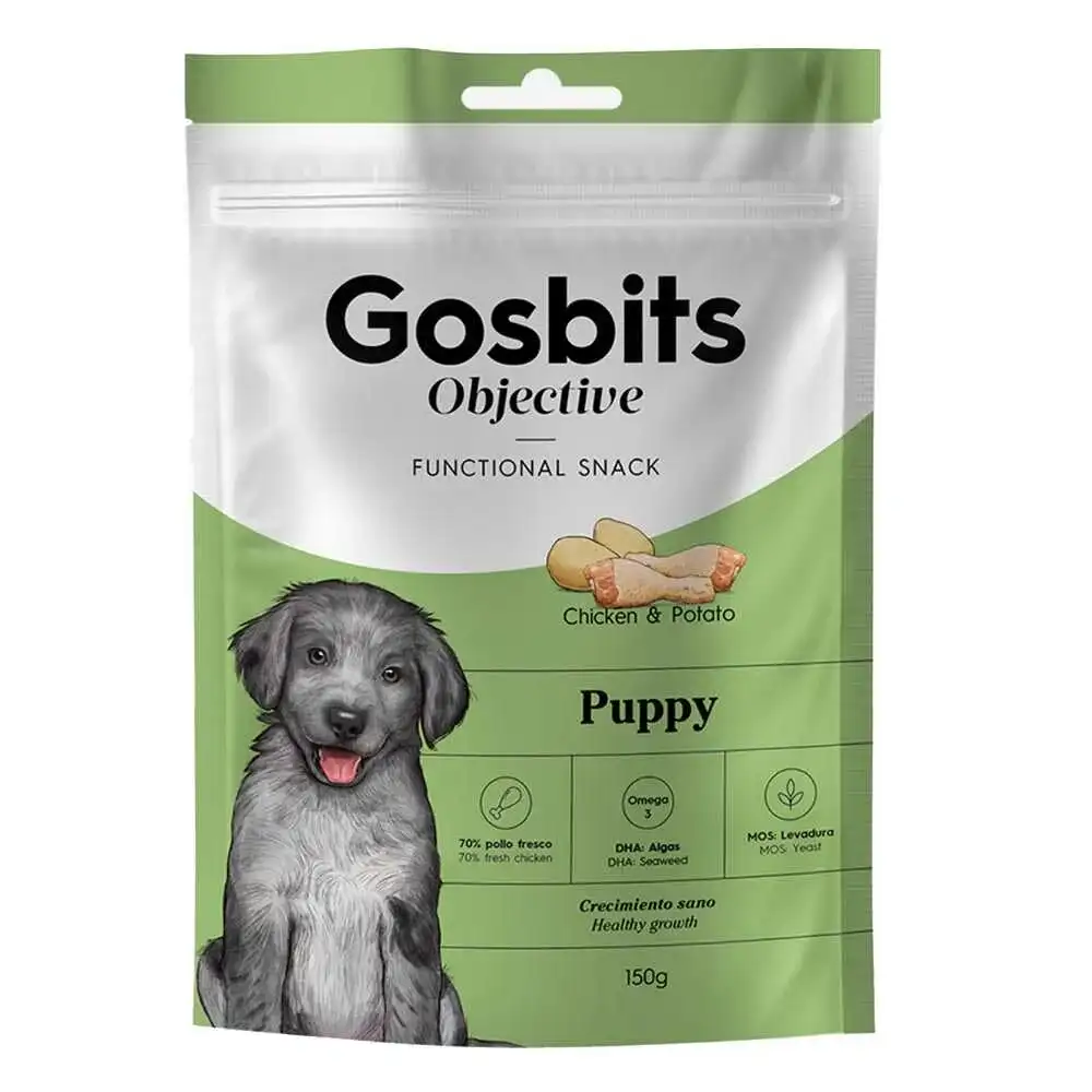 חטיף לכלב גוסבייטס אובג‘קטיב גורים עוף