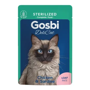 מעדן דליקט גוסבי GOSBI סטרלייז עוף וסרדינים