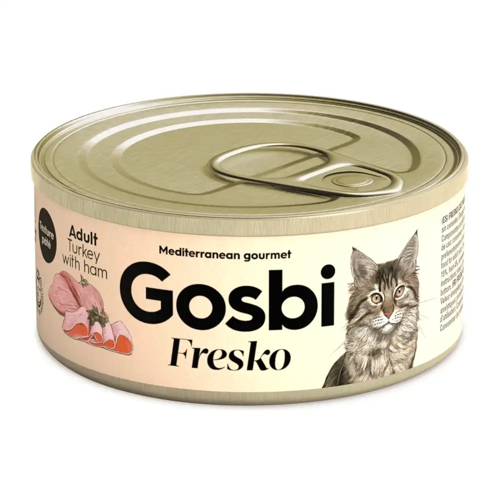 מעדן חתולים גוסבי GOSBI הודו עוף וחזיר