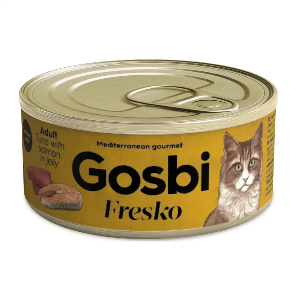 מעדן חתולים גוסבי GOSBI טונה וסלמון
