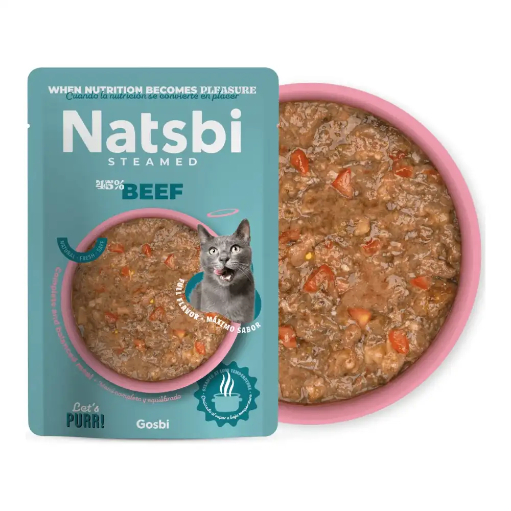 מזון חתולים נטסבי Natsbi בקר