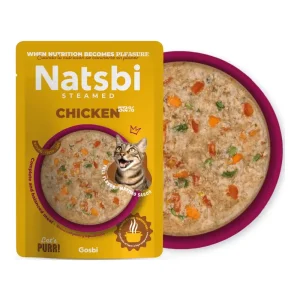מזון טבעי לחתולים נטסבי Natsbi עוף