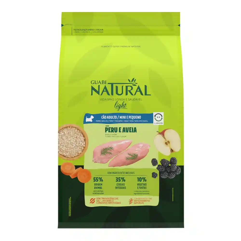 נטורל גואבי NATURAL GUABI גזע קטן לייט עו, הודו ושיבולת שועל