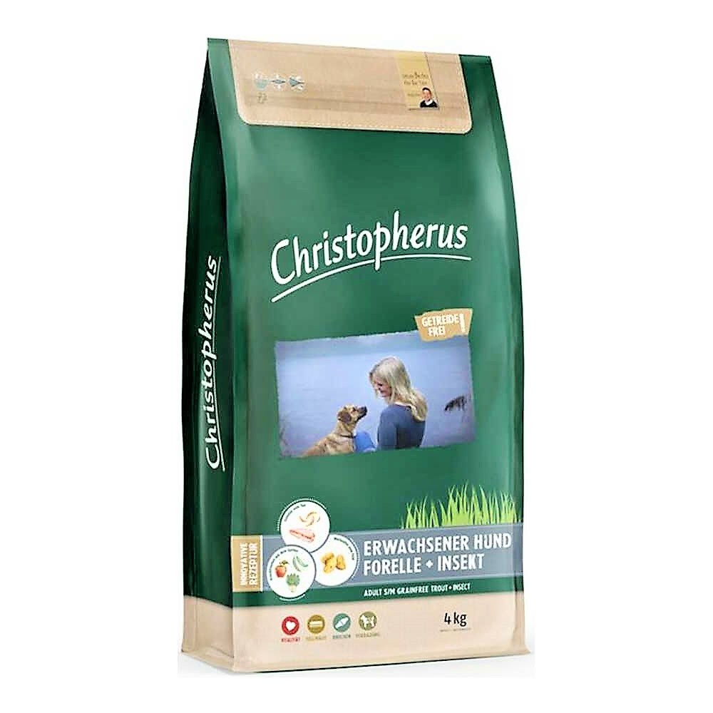 מזון כלבים כריסטופרוס Christopherus  דג פורל וחרקים