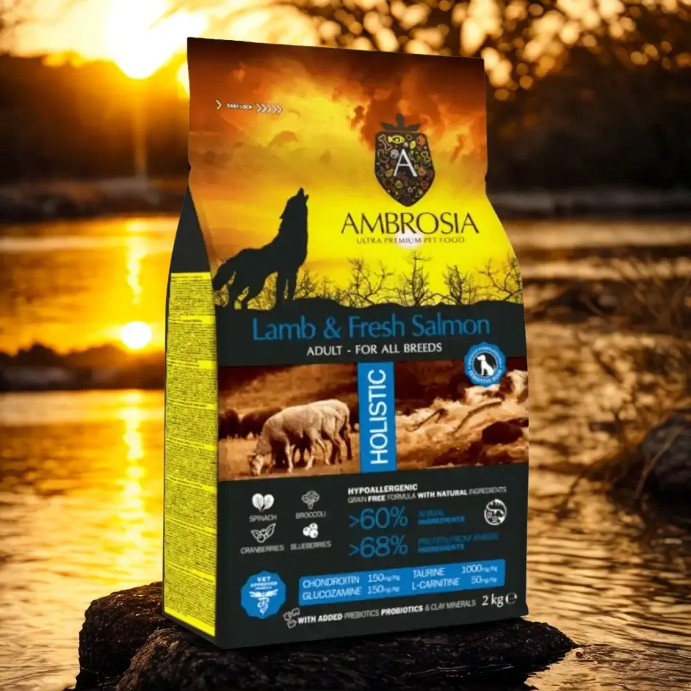 מבצע אמברוסיה - מבחר מזונות כלבים אמברוסיה, ציוד ותכשירים לבחירה ב-20 % הנחה !!!