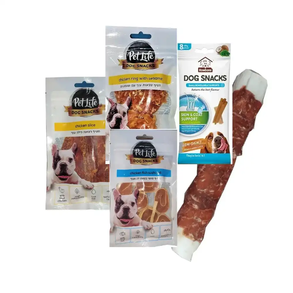 חבילת חטיפים ועצמות בשווי 50 ש"ח ב-1 שקל בלבד!!!