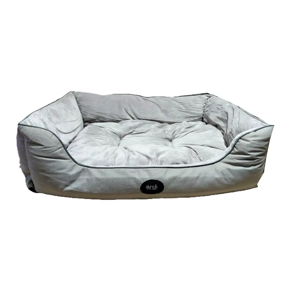 מיטה לכלב / חתול  יסמין - אפור קטיפה