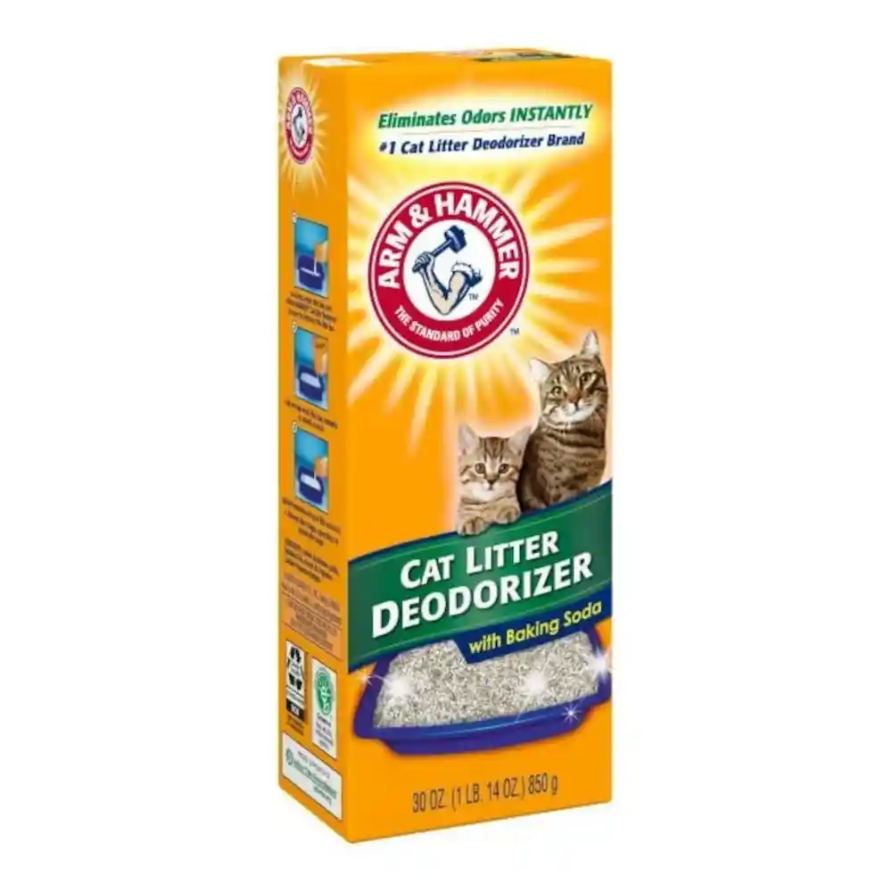 מבשם לארגז חול חתולים Arm & Hammer.
